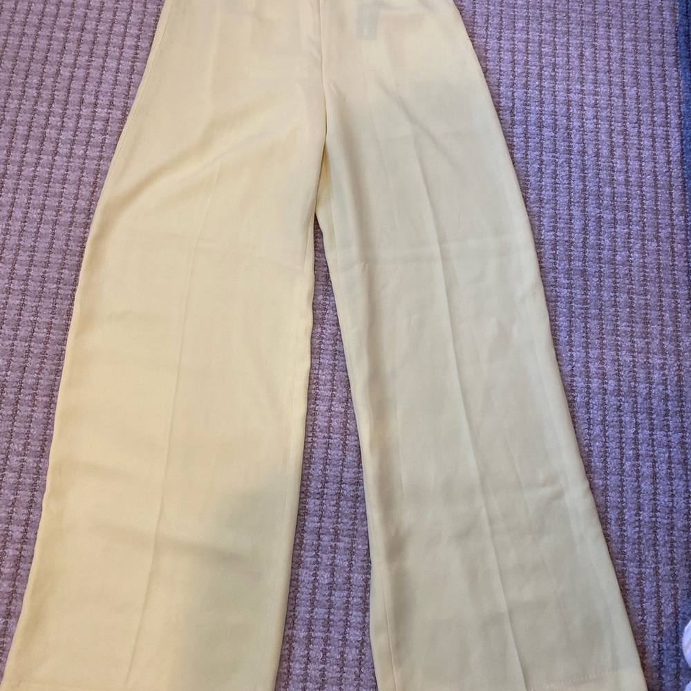 Pale Yellow Trousers